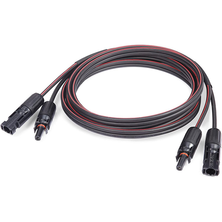 30Ft سور او تور دوه ګونی کور سولر کیبل 10AWG